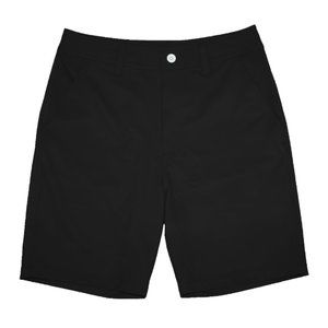 6 inch inseam Black Golf Shorts